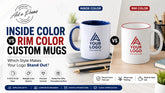Inside Color vs Rim Color Custom Mugs: Which Style Makes Your Logo Stand Out?