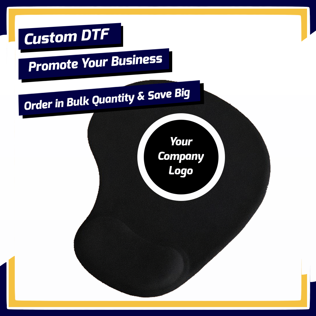 Custom Ergonomic Mouse Pad with Wrist Support | Bulk Corporate Use