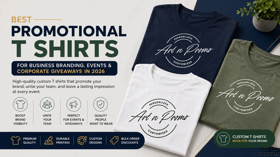 Best promotional t shirts for business branding, corporate events, and company giveaways in 2026