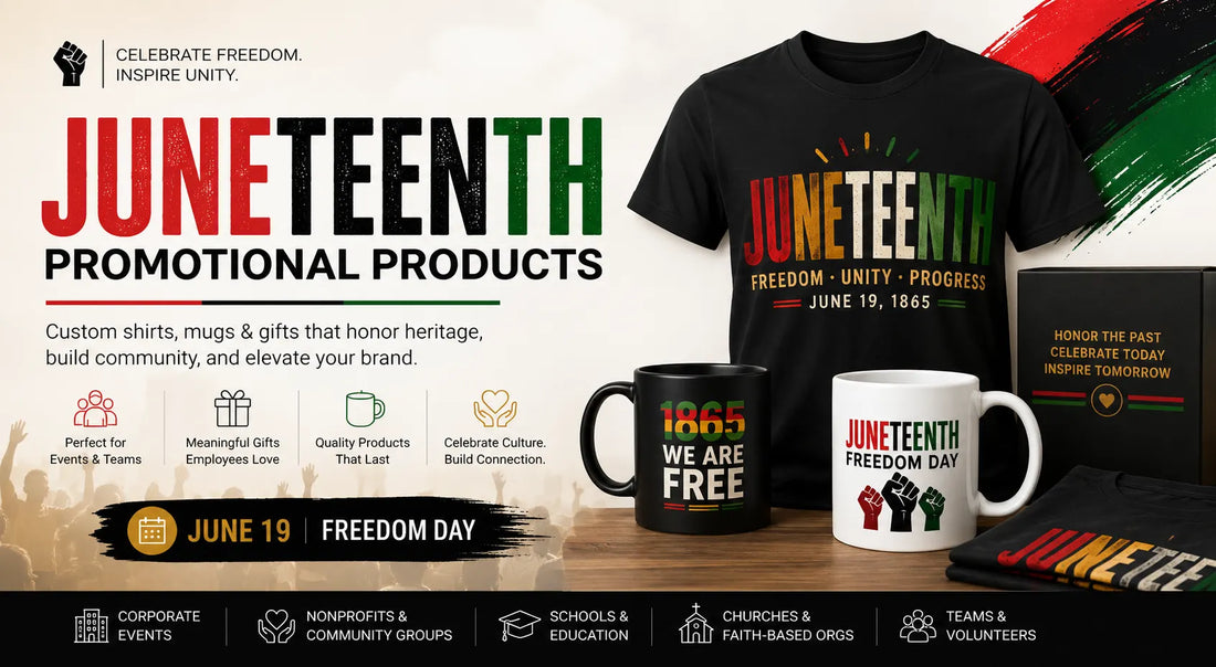 Custom Juneteenth Promotional Products