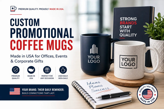 Custom Promotional Coffee Mugs Made in USA