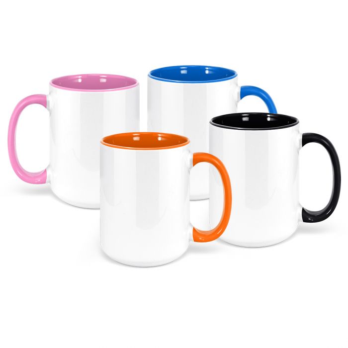 Colored Mug Inside/Handle - 15OZ