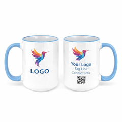 Personalized ceramic mug for office culture programs and team appreciation gifts