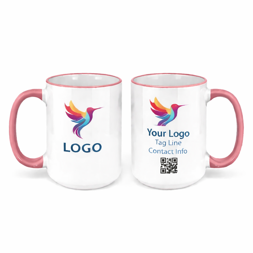 Personalized ceramic mug for agency onboarding kits and employee welcome gifts