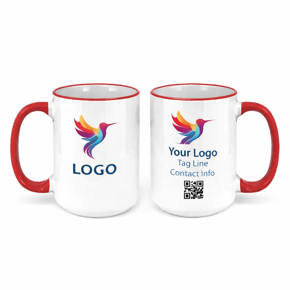 Personalized ceramic mug for employee appreciation programs and workplace recognition