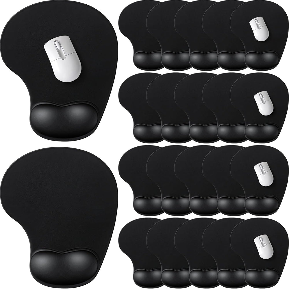Promotional ergonomic mouse pad for trade shows, offices, and client giveaways
