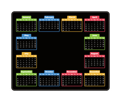 Calendar Mouse Pad 2026