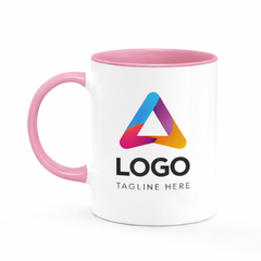 Personalized Pink Coffee Mug with Name