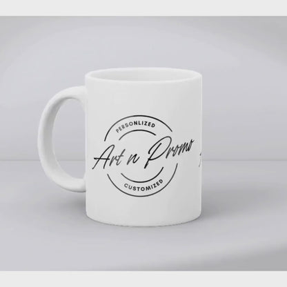 Ceramic Plain White Mug – 11 OZ