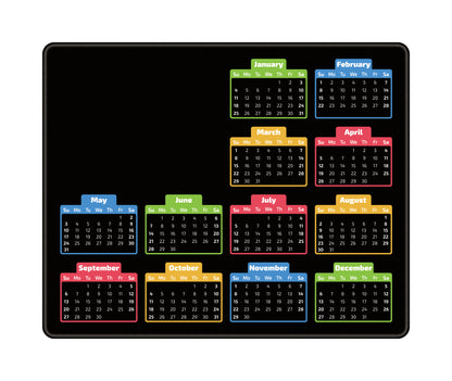 Calendar Mouse Pad 2026