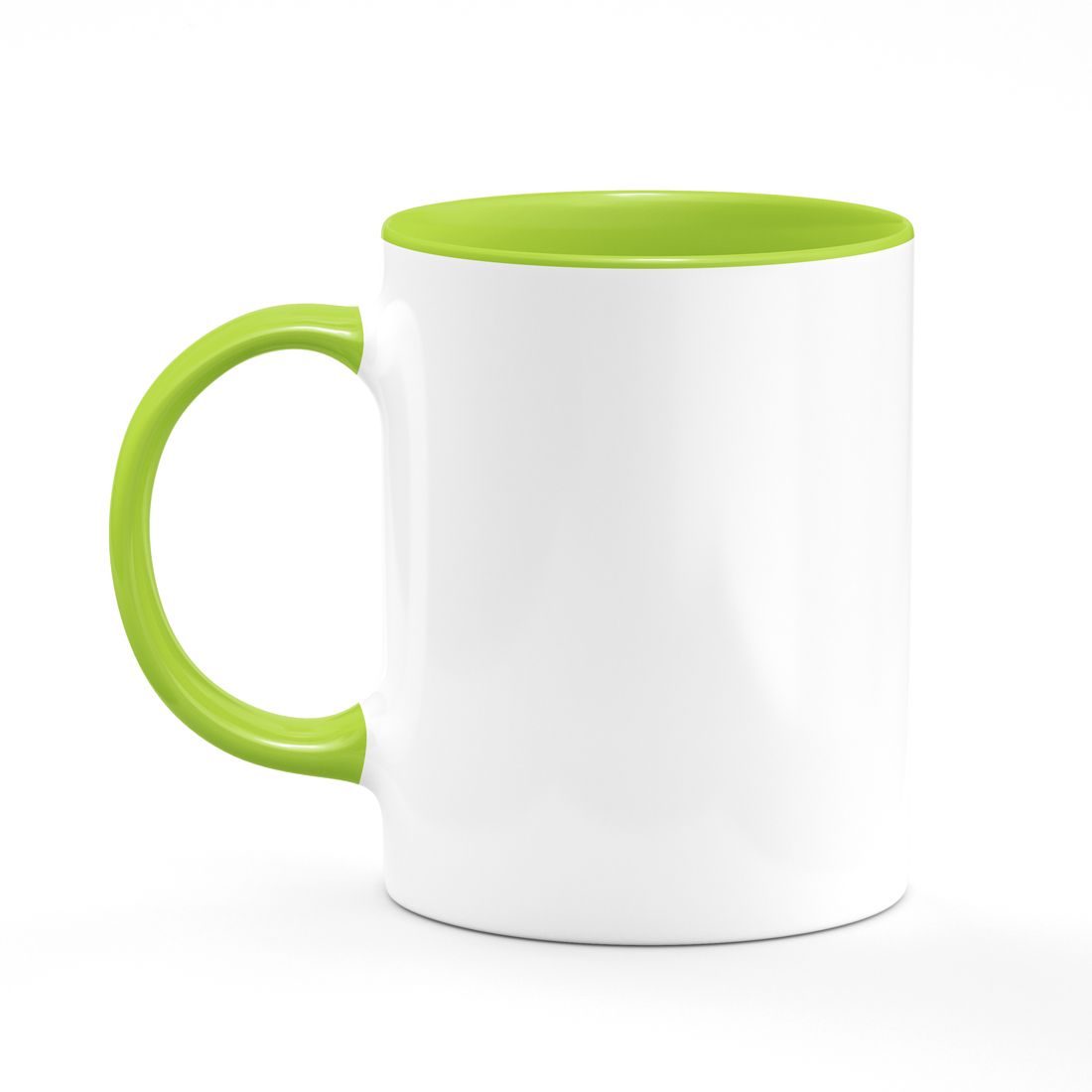 Light Green Inside/ Handle and White