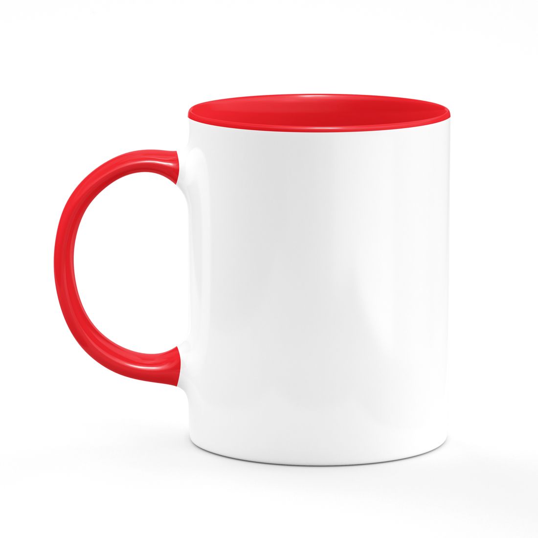 Red Inside/ Handle and White