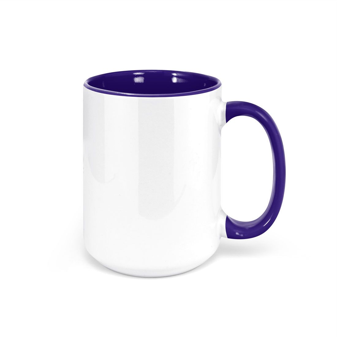 blue Inside/ Handle and White