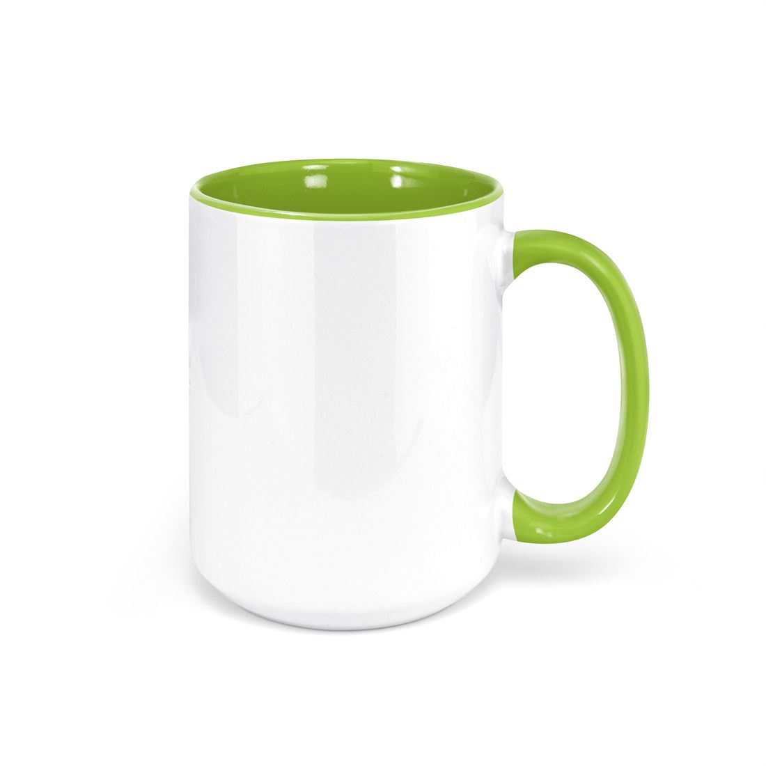 Light green Inside/ Handle and White